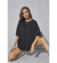 Unisex Pamuklu Tshirt (Siyah)