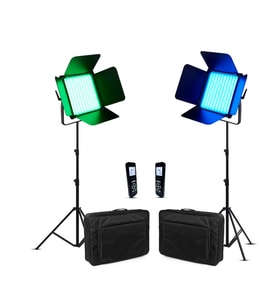 Gdx CF-1000R Rgb 2'li Rgb Led Video Işık Seti