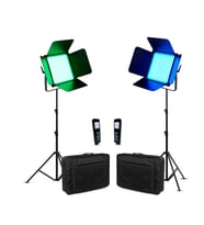 Gdx CF-1000R Rgb 2'li Rgb Led Video Işık Seti