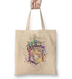 Slytherin Harry Potter Bez Çanta Uzun Saplı