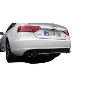 Audi A5 8P3 2008 - 2011 Sportback Arka Tampon Eki - Difüzör (Plastik)