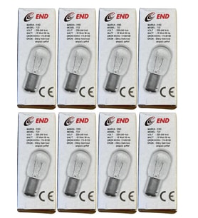End 15W B15D Duylu Dikiş Makinesi Ampulü (8 Adet)