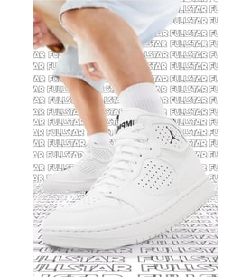 Nike Jordan Access Jumpman Leather Sneaker Hakiki Deri Bilekli Spor Ayakkabı Beyaz Beyaz
