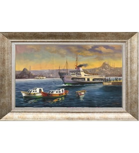 GÜMÜŞ ÇERÇEVELİ TABLO N1045