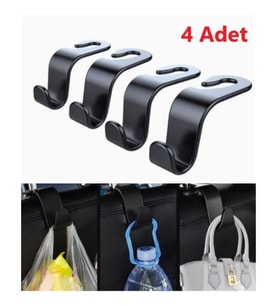 4 Adet Araba Koltuk Arkası Askı