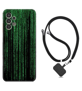 Samsung Galaxy M14 Kılıf Resimli Boyun Askılı İpli Desenli Silikon Matrix 1321