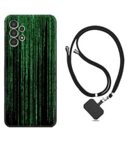 Samsung Galaxy M14 Kılıf Resimli Boyun Askılı İpli Desenli Silikon Matrix 1321