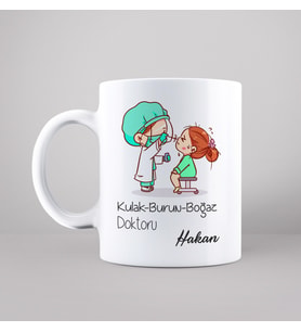 Kulak-Burun-Boğaz Doktoru Kupası Kişiye Özel