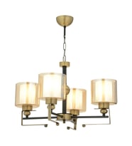 AVONNI AV-65227-4E Eskitme Kaplama Modern Avize E27 Metal Cam 58cm