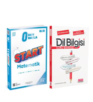 ÜçDörtBeş Yayınları 0 Dan Başla Start Matematik ve AKM Dil Bilgisi Soru Bankası Seti 2 Kitap