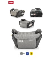 Kanz Fusion Emniyet Kemeri İle Kullanılabilen İsofixli Oto Koltuğu Yükselticisi Gri (Standart)