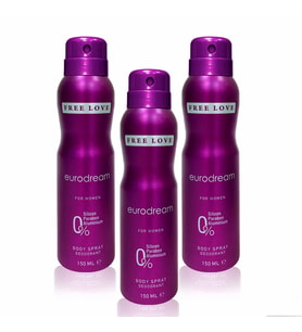 Free Love Eurodream Kadın Deodorant 150 Ml 3 Adet