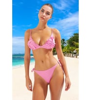 Üçgen Bikini Takımı Premium Kalite Özel Tasarım Yüksek Konfor Hızlı Kuruyan Şık Detaylı (Çok Renkli)
