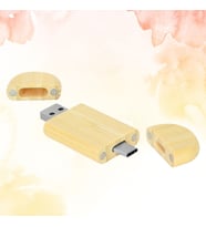 AHŞAP KUTULU AHŞAP OTG USB BELLEK 64 GB