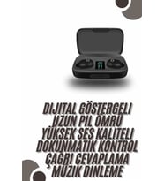 TWS Bluetooth Kulaklık 5.0 Bluetooth Bağlantılı Dokunmatik Kontrol Özelliği