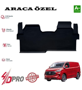TRANSİT CUSTOM VAN UZUN ŞASE 4D HAVUZLU KAVUÇUK PASPAS 2025 2026 2027