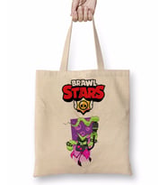 Brawl Stars Virüs 8 Bit Bez Çanta Uzun Saplı