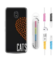 Xiaomi Redmi 8A 8 Pro 9C 9T 10C 11T Pro Kılıf Kablo Koruma Spiral Silikon Cats 1792
