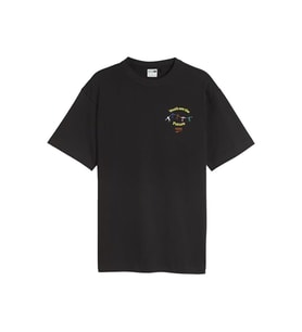 Puma Downtown Graphic Tee Erkek Günlük Tişört 62355801 Siyah