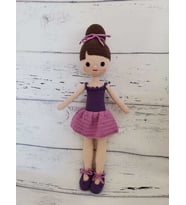 Balerin Bebek Amigurumi Organik Oyuncak
