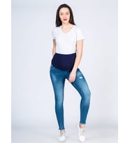 Busa Hamile Jean Skinny Mavi
