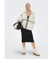 ONLPARIS TEDDY JACKET LIFE OTW CS (Beyaz)