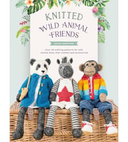 Knitted Wild Animal Friends: Over 40 Knitting Patterns For Wild Animal Dolls, Their Clothes And Acce (Krem)