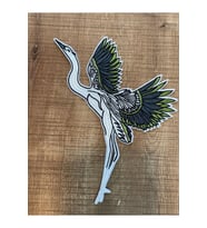 19X26 CM KUŞ NAKIŞ İŞLEMELİ APLİKE ARMA YAMA AKSESUAR