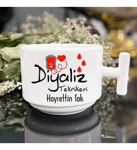 Diyaliz Teknikerine Özel T Kulp Nescafe Fincanı