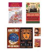 Veba Geceleri - Bir Aşk Masalı - Ben Kirke - Benim Hüzünlü Orospularım Romanları defterli seti (Renksiz)