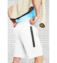 Nike Tech Fleece Mens Shorts White Erkek Beyaz Şort