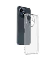 Coverzone Tecno Spark Go 1 2025 ile uyumlu K?l?f S�per Esnek Yap?l? Toz ve Kirden Koruyan Silikon Tecno Spark Go 1 2025 ile uyumlu S�per ?effaf Kapak