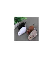 Kurmalı Kedi Eğitim Oyuncağı Tüylü Peluş Fare Yakalama İnteraktif Sevimli Eğlenceli Oyuncak (Çok Renkli)