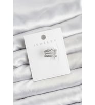 Gümüş Renk Zirkon Taşlı Pirinç Kıkırdak Earcuff Küpe