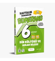 GÜNAY 6.SINIF BUMERANG DİN KÜLTÜRÜ VE AHLAK BİLGİSİ 32 HAFTALIK DENEMELER
