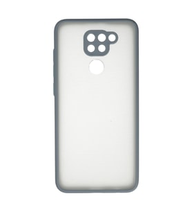 Xiaomi Redmi Note 9 Kılıf Montreal Silikon Kapak - Gri