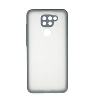 Xiaomi Redmi Note 9 Kılıf Montreal Silikon Kapak - Gri