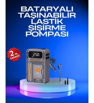 6000mah Bataryalı Led Ekranlı Akıllı Hava Kompresörü