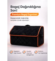 Bagaj Çantası Oto Bagaj Organizer Lüks Tay Tüyü Su Geçirmez Kaymaz Katlanır Düzenleyici