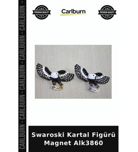 Özel Üretim Hediyelik Dekoratif Aksesuar Swaroski Kartal Figürü Magnet Alk3860