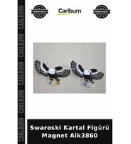 Özel Üretim Hediyelik Dekoratif Aksesuar Swaroski Kartal Figürü Magnet Alk3860