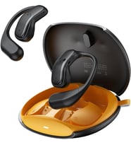 JT3 Bluetooth 6.0 Open Ear OWS Kablosuz Bluetooth Kulaklık 14.2mm Sürücü Kulak Kancalı Açık Spor Kulaklığı 90 saat Pil Ömrü Siyah