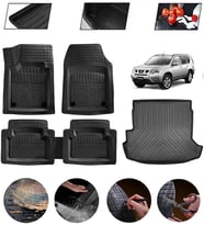 Nissan X-Trail 2007-2013 Uyumlu Paspas Araca Özel Bagaj Havuzu MBS Siyah