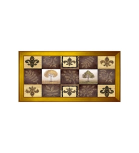 Manzara Temalı Kanvas Tablo 50 x 70 cm Gold Çerçeve