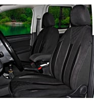 Opel Combo E 2018 Uyumlu Siyah Ticari Tay Tüyü Koltuk Kılıfı