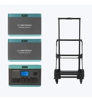ANTFEA H2400 Pro Taşınabilir Güç + 2 adet BH2400 Yedek Batarya + H2400 Römorku [ 2.4 kW / 8 kWh ]