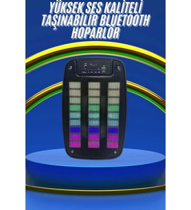 Kablosuz Hoparlör İos Ve Android Uyumlu Şarjlı Sd Kart Girişli Bluetooth Hoparlör