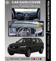 VOLVO XC90 TORPİDO ÖRTÜSÜ (2015-2024) Torpido Örtüsü Panel Halısı Torpido Koruma Tam Uyum UV Koruma
