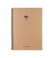 Kc 20x28 100 Yaprak Kareli Sert Kapak Spiralli La Plume Viking Defter (1 Adet)