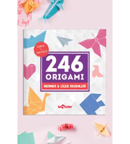 Origami 246 Kağıt Katlama Sanatı Mermer / Çiçek